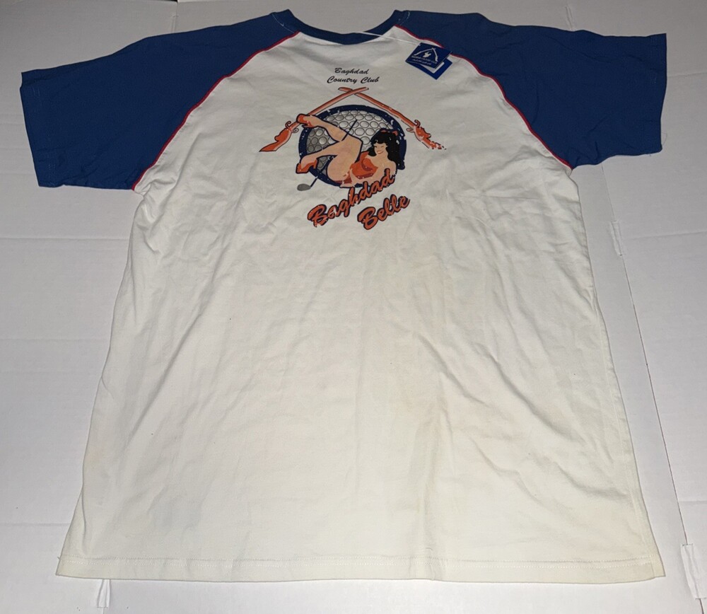 Rare NWT 2007 Baghdad Belle Baghdad Country Club Shirt Size XL